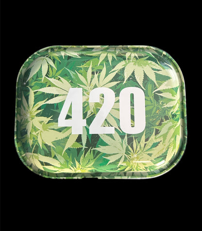 Metal Rolling Tray - 420 - Small - 7” * 5.5”